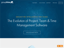 Tablet Screenshot of groupthinq.com